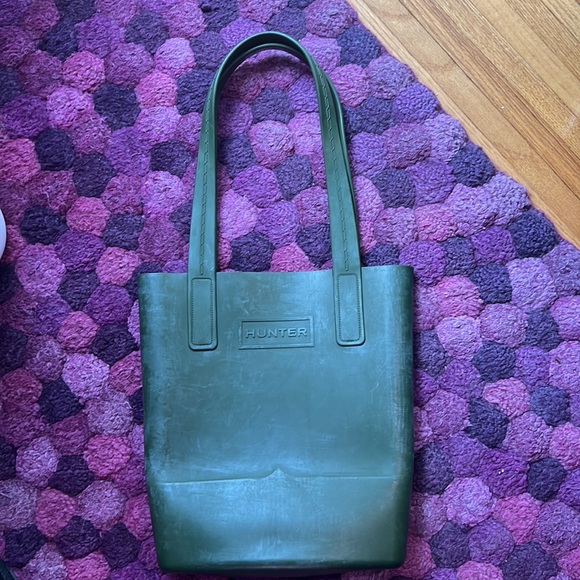 Hunter for Target Bags Hunter X Target Rubber Tote Green Poshmark